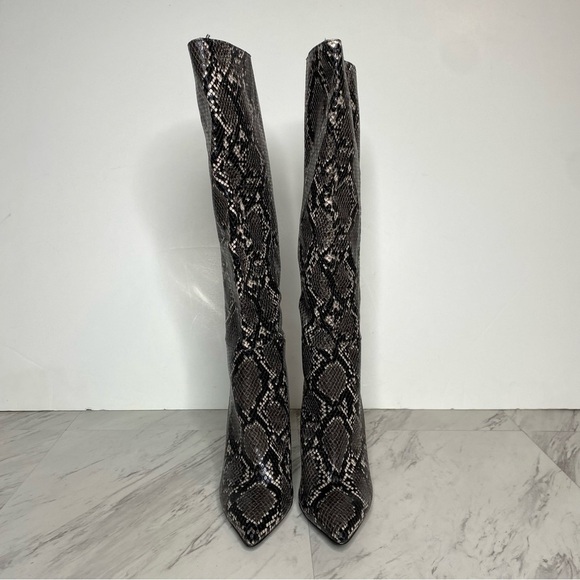 New! Steve Madden Triumph Snakeskin Tall Boot 5 1/2 M - Picture 2 of 13